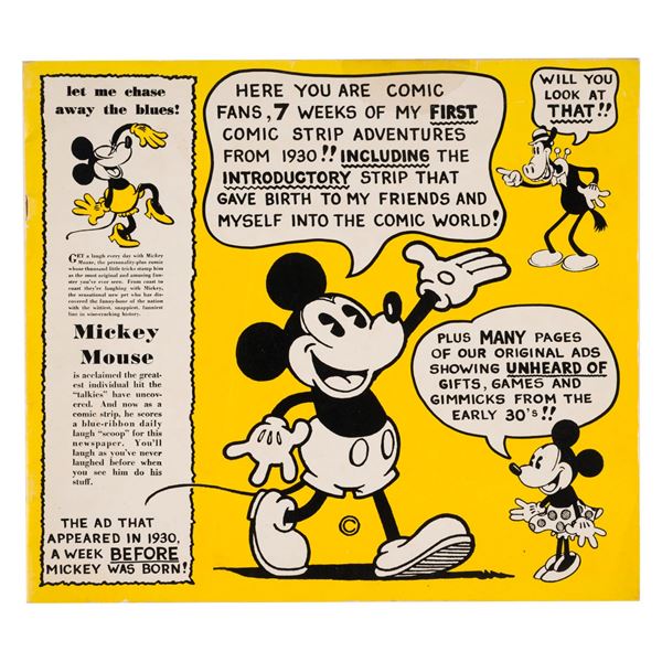 A Mickey Mouse Comic Strip Reprint Book by Bayliss.