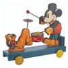 Image 3 : A Rare Mickey Mouse Band Pull Toy by Fisher-Price.