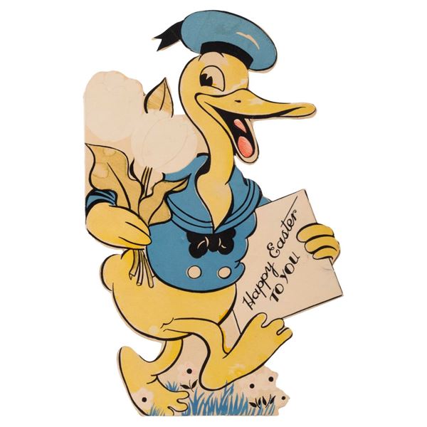A 1936 Donald Duck Easter Card.