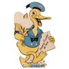 Image 1 : A 1936 Donald Duck Easter Card.