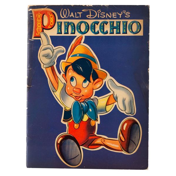 A Walt Disney's"Pinocchio" Coloring Book.