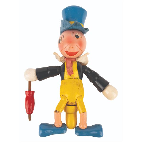 A Jiminy Cricket Wooden Doll.