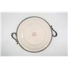 Image 2 : A"Fantasia" Milkweed Ballet Plate with Metal Serving Rim.