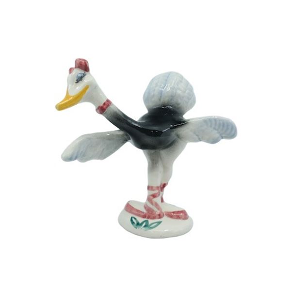 A"Fantasia" Ostrich Ceramic Figurine.
