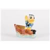 Image 1 : A 1940s Donald Duck Sailboat Ceramic Planter.