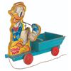 Image 1 : A Donald Duck Strutter Pull Toy, Fisher Price No. 510.