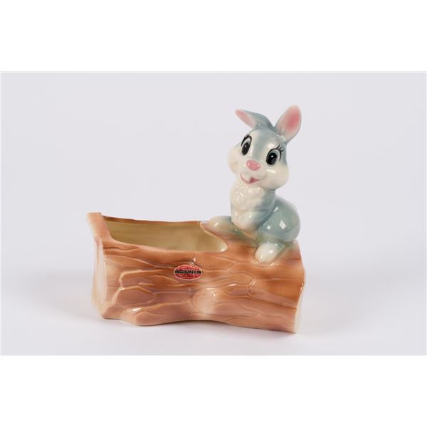 A Large"Bambi" Thumper Ceramic Planter.