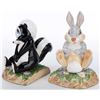 Image 2 : "Bambi" Thumper and Flower Bookends by Schmid.