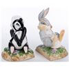 Image 3 : "Bambi" Thumper and Flower Bookends by Schmid.