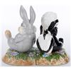 Image 4 : "Bambi" Thumper and Flower Bookends by Schmid.