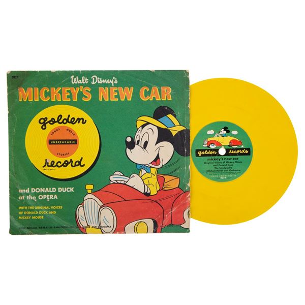 A 1950 Mickey's New Car Record.