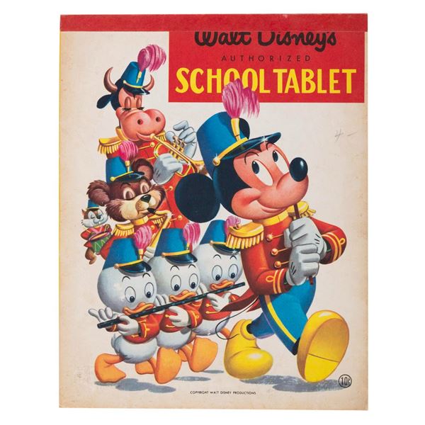 A 1950s Mickey Mouse School Tablet