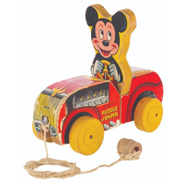 A Mickey Mouse Puddle Jumper Toy by Fisher-Price.