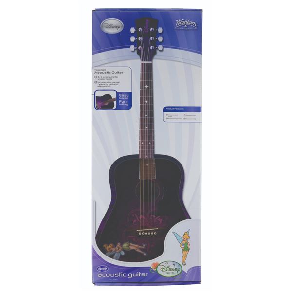 A Tinker Bell Acoustic Guitar.