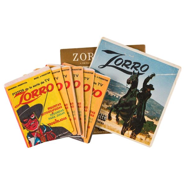 Zorro View-Master Slides & Argentinian Trading Cards.