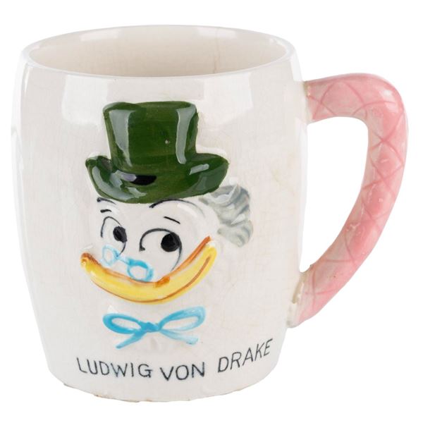 A 1961 Walt Disney Productions Ludwig Von Drake Mug.