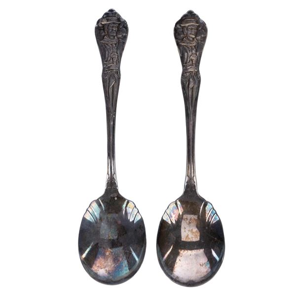 A Pair of"Mary Poppins" Silver-Plate Spoons..