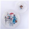 Image 1 : A"Mary Poppins" Melmac Plate and Bowl Set.