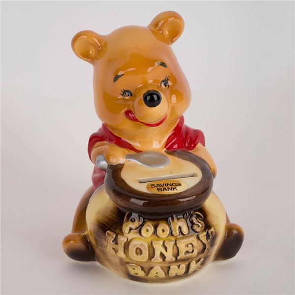 A Ceramic Winnie the Pooh Savings Bank.