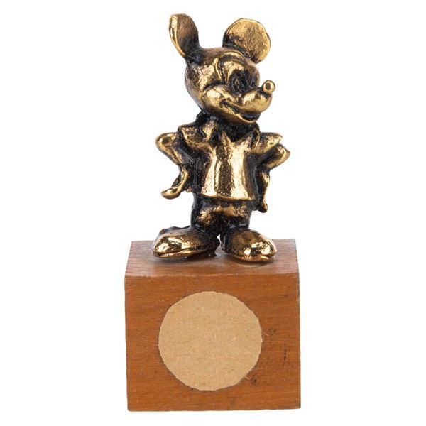 A Tiny Mickey Mouse Bronze Miniature.