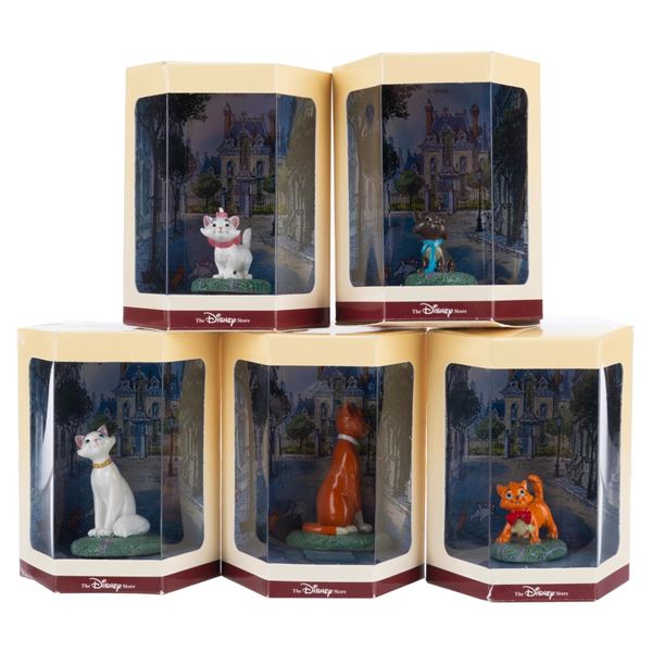 A Collection of"The Aristocats" Tiny Kingdom Figurines.