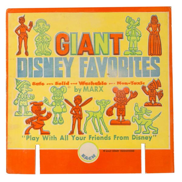 A Marx"Giant Disney Favorites" Store Display.