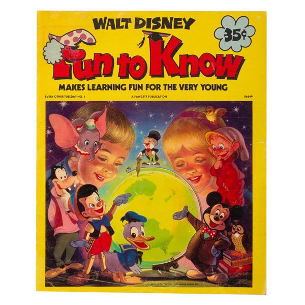 Walt Disney Fun to Know Issue Number One.