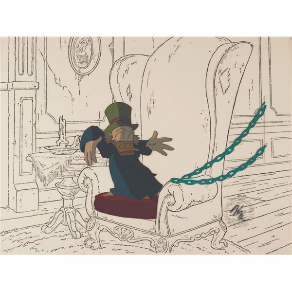 A"Mickey's Christmas Carol" Scrooge Production Cel.