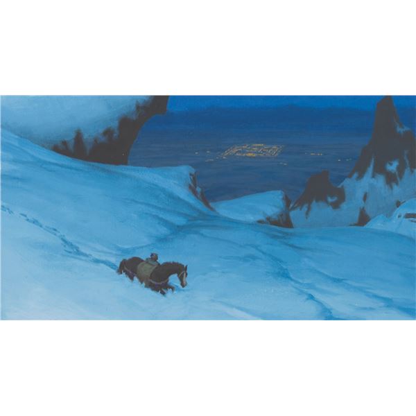 A"Mulan" Color Key Concept Painting.