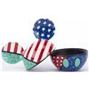 Image 3 : A Britto Mickey Ears"Stars and Stripes" Trinket Box.