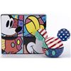 Image 4 : A Britto Mickey Ears"Stars and Stripes" Trinket Box.