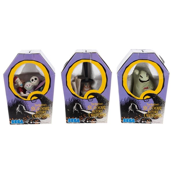 Three"The Nightmare Before Christmas" Figures.