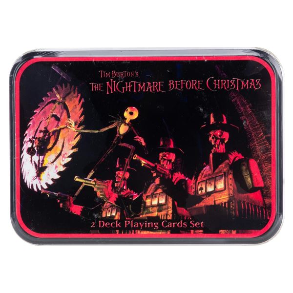 A Sealed"The Nightmare Before Christmas" Playing Card Set.