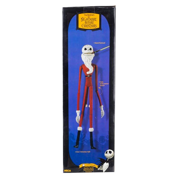 A Santa Jack Skellington 10th Anniversary Marionette.