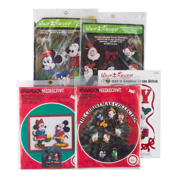 A Collection of Disney Character Ornament Needlecraft Kits.