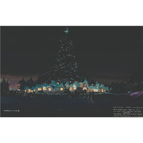 A Disneyland Holiday Park WDI Concept Art Print.