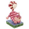 Image 3 : A Jim Shore Cheshire Cat "Candy Cane Cheer" Figurine.