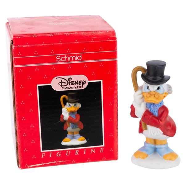 A Scrooge McDuck Hand-Painted Figurine.