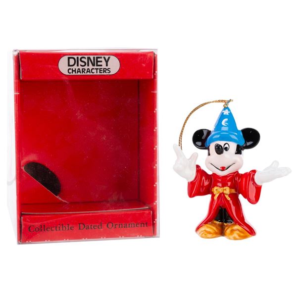 A Schmid Sorcerer Mickey 1990 Ornament.