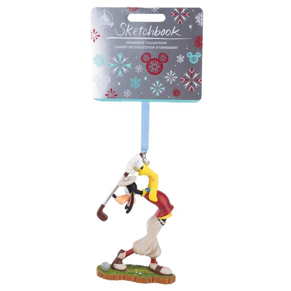 A Goofy Golfing Sketchbook Ornament.