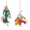 Image 27 : A Pair of Roger and Jessica Rabbit Christmas Ornaments.