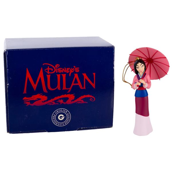 A Grolier"Mulan" Character Ornament.