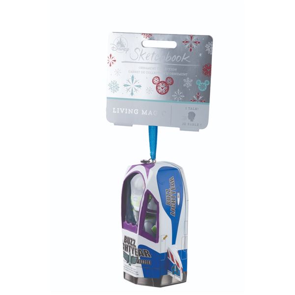 A"Toy Story" Buzz Lightyear Sketchbook Living Magic Ornament.