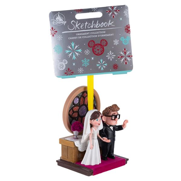 An"Up" Sketchbook Ornament.