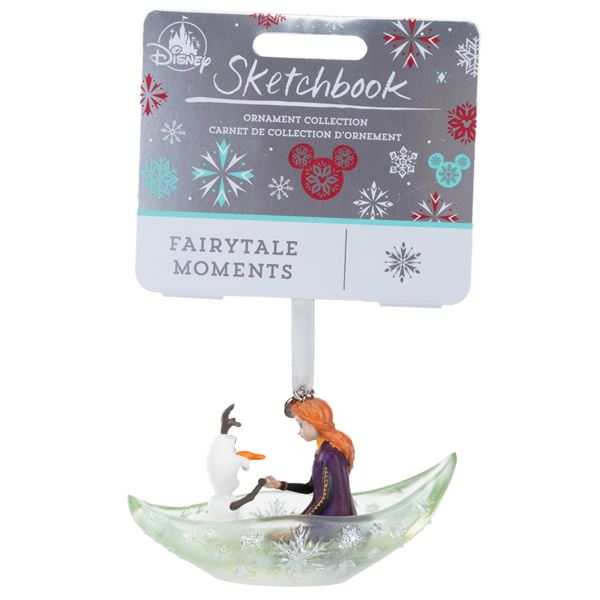 A"Frozen" Anna and Olaf Sketchbook Ornament.