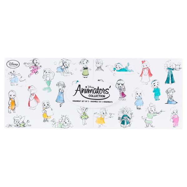 A Set of Disney Princess Animator's Collection Ornaments