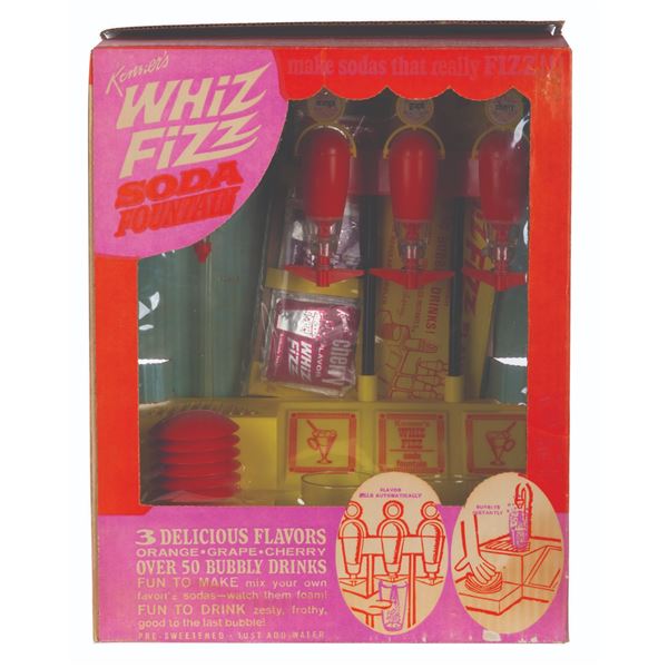 A 1965 Kenner Whiz Fizz Soda Fountain.