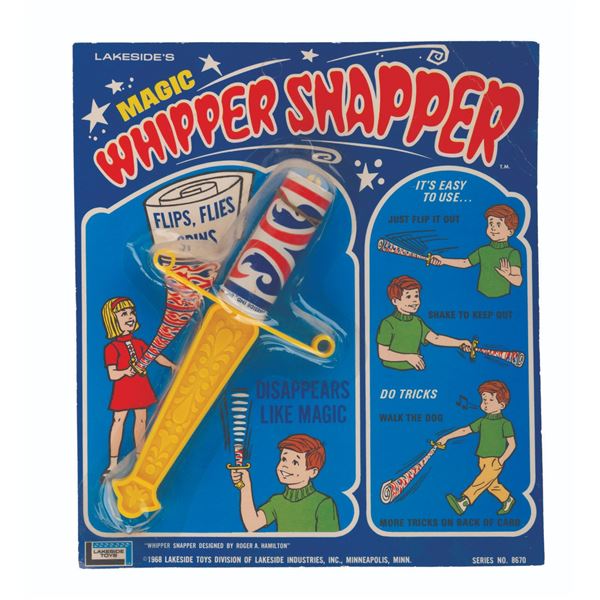 A 1967 Whipper Snapper Toy on Original Card.