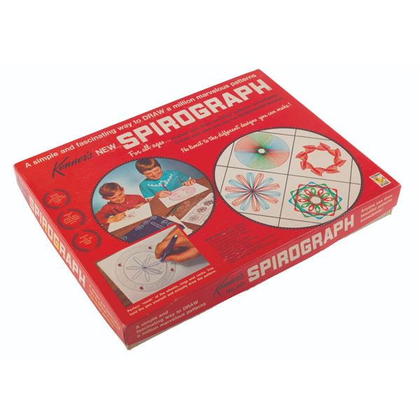 A 1967 Spirograph Set with Refill Kit.