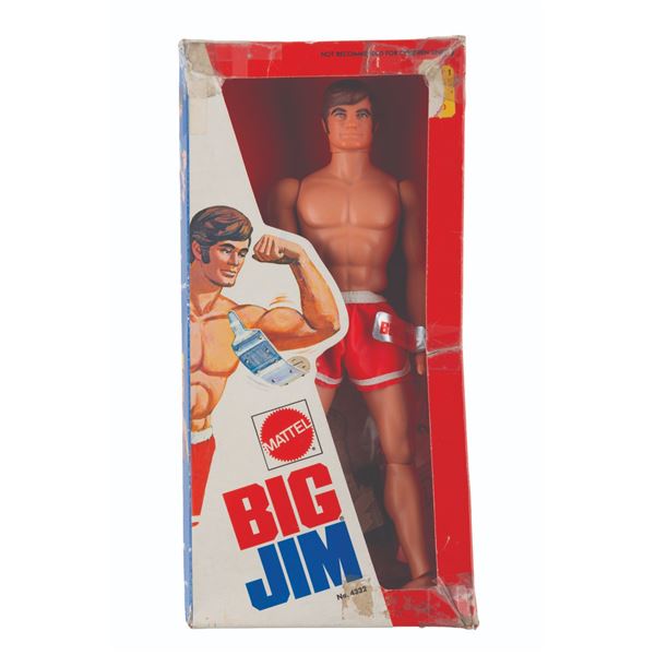 A 1972 Big Jim Action Figure by Mattel.
